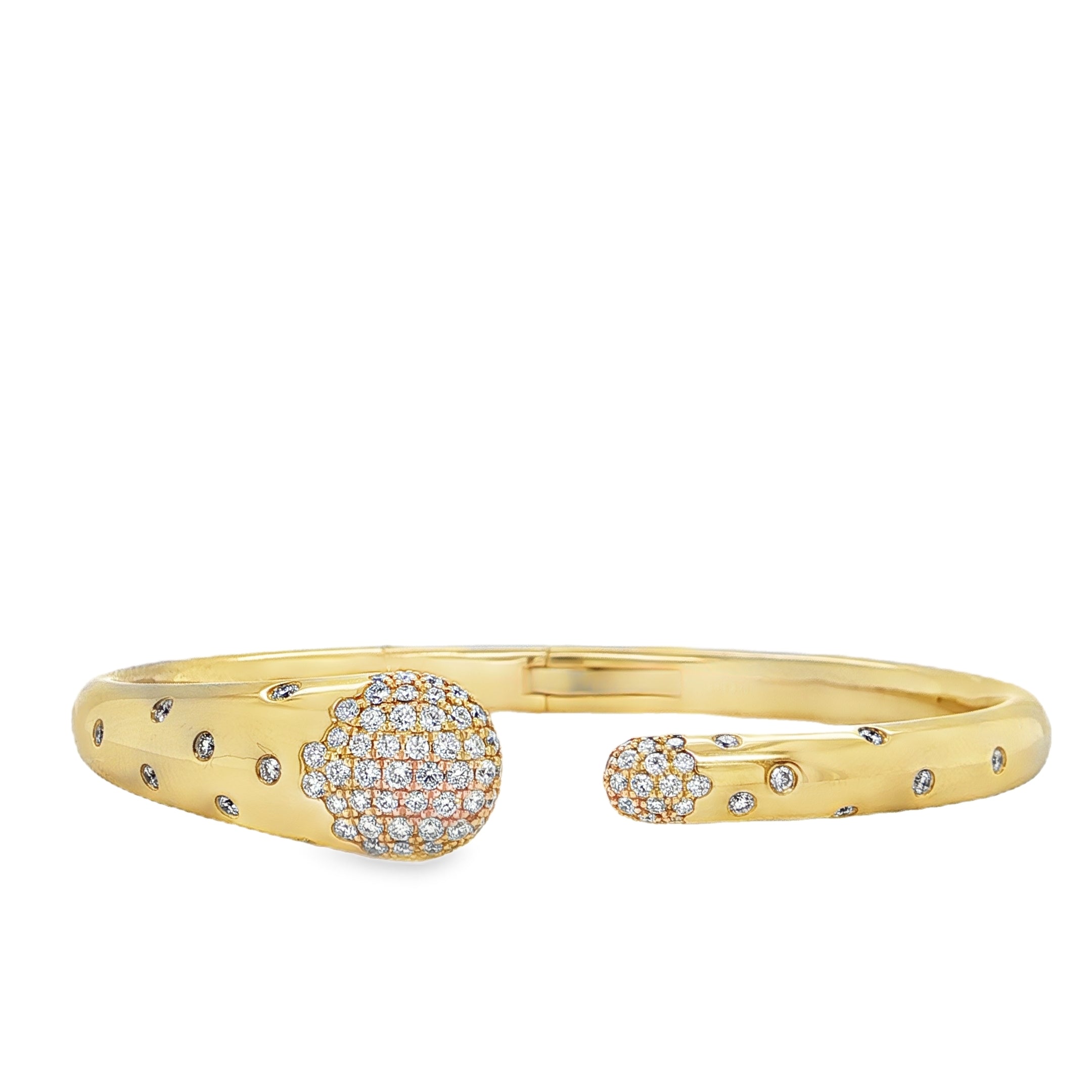 DIAMOND DOME OPEN BANGLE