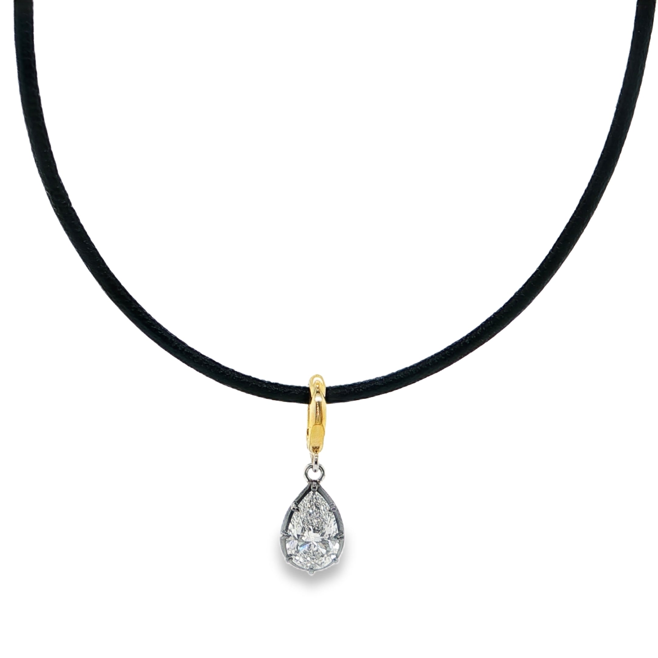 LAB DIAMOND PEAR CUT CHARM