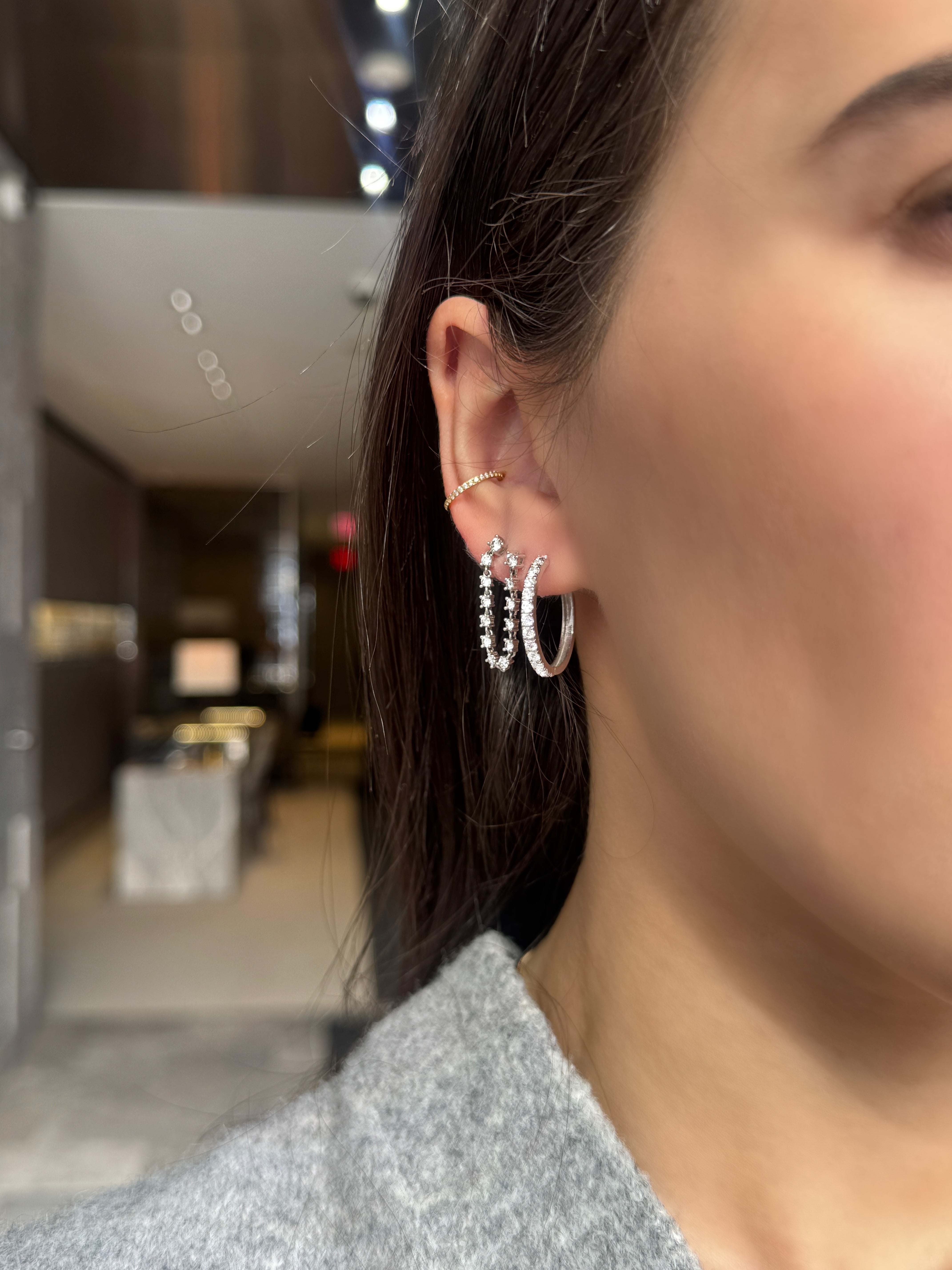 LAB GROWN DIAMOND HUGGIES