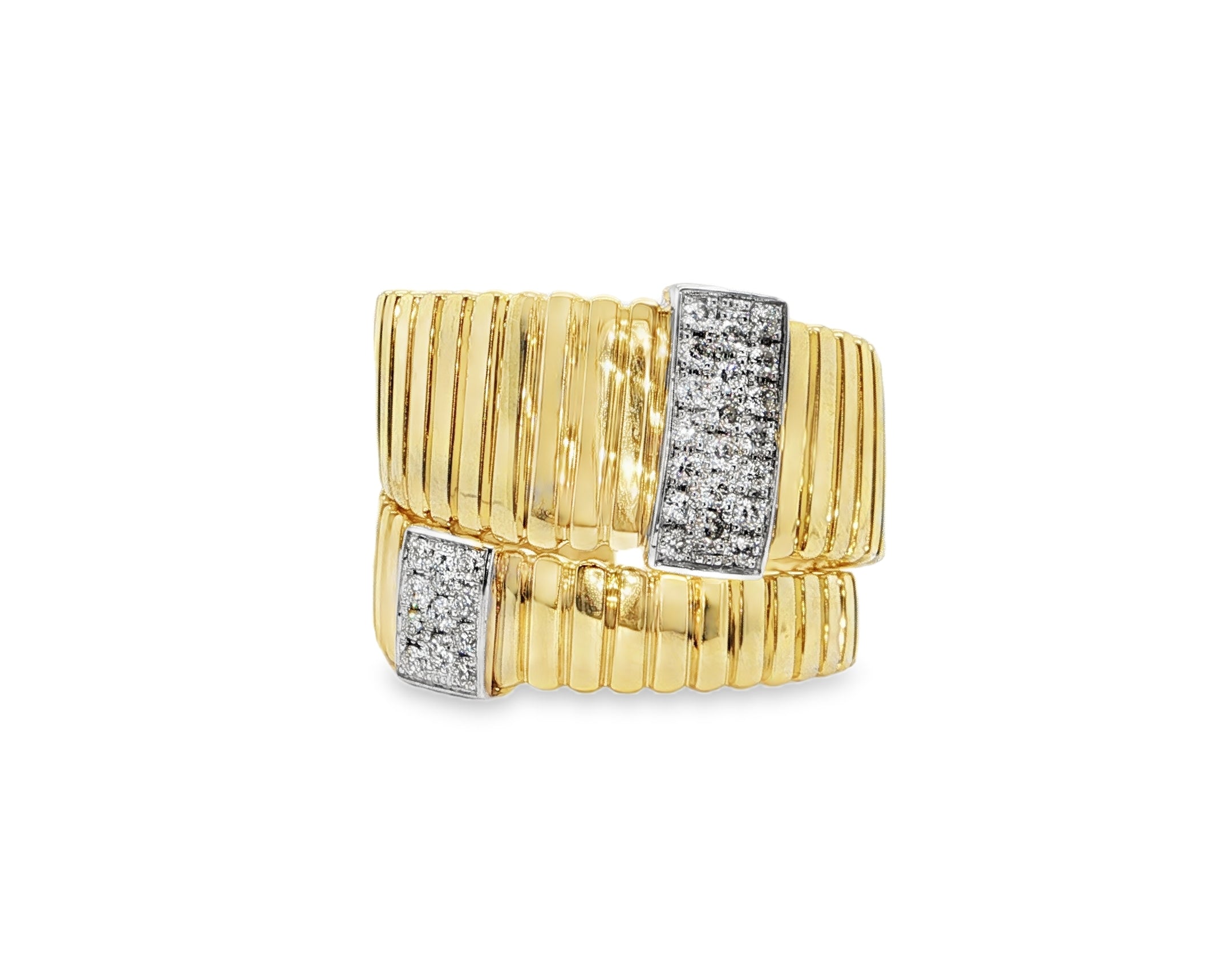 Gold Diamond Wrap Ring