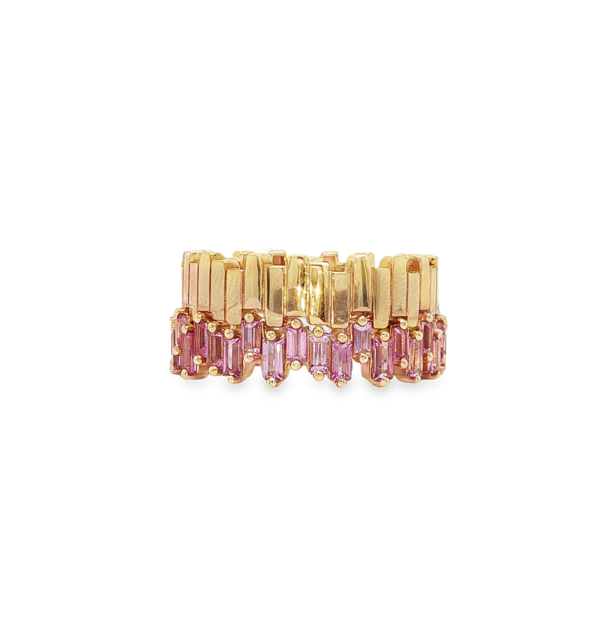 Pink Sapphire Stackable Ring