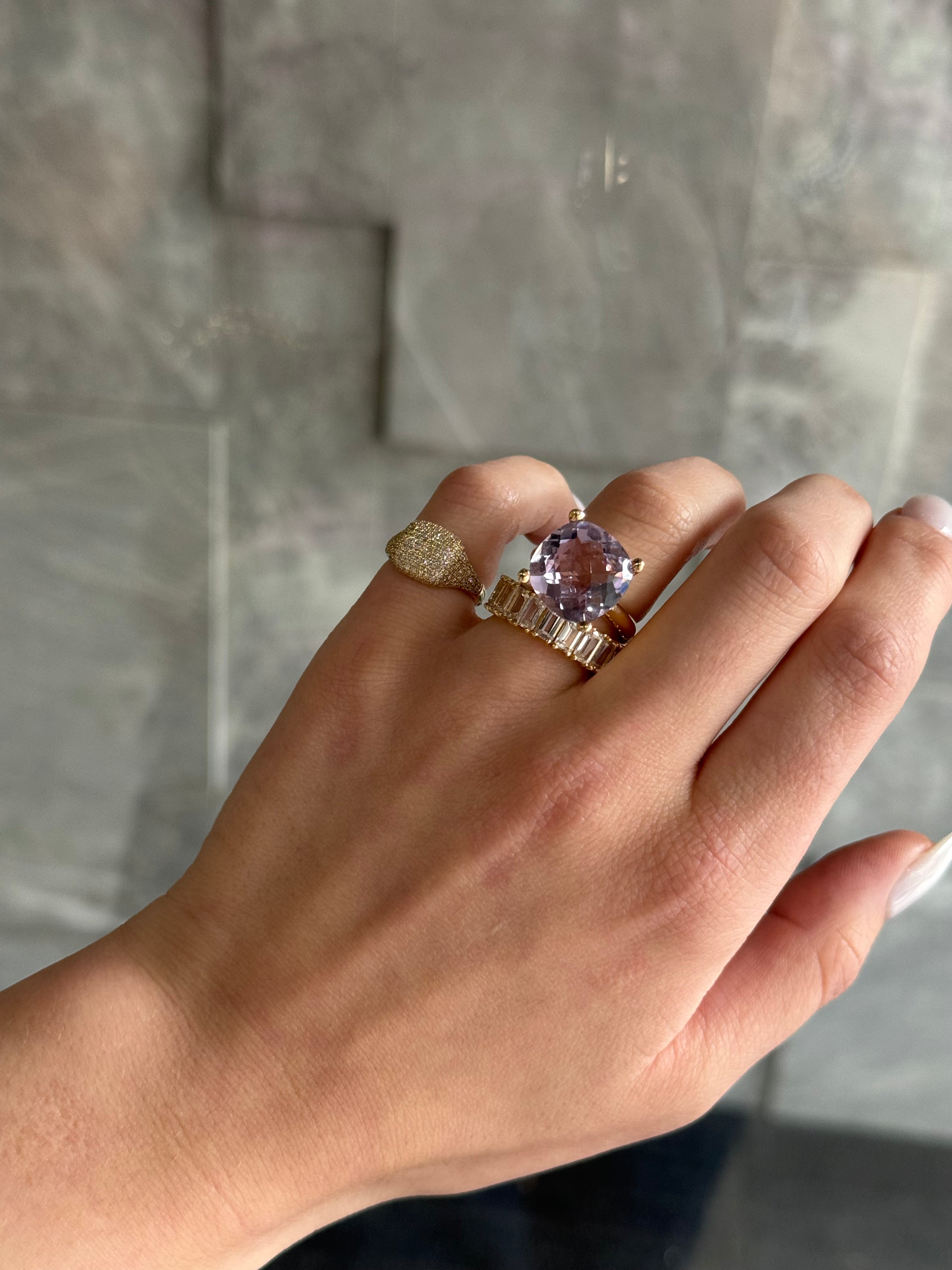 PURPLE AMETHYST RING