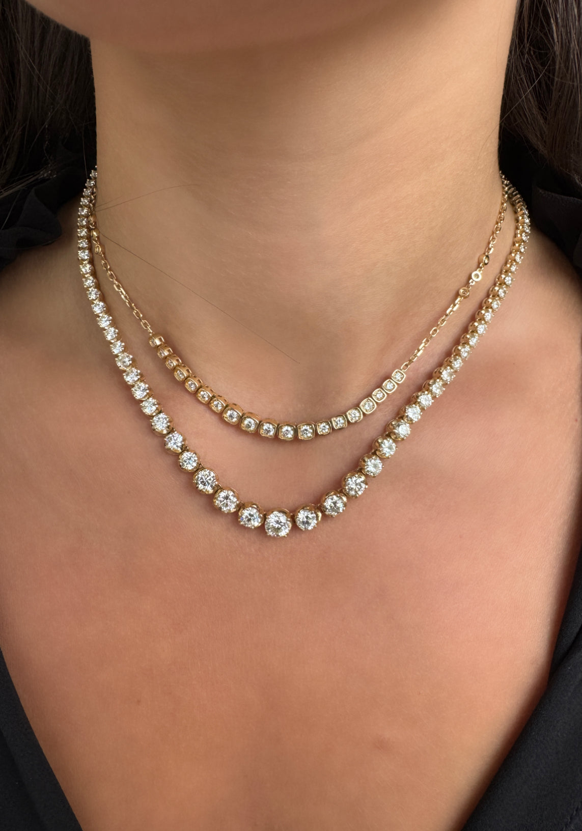 DIAMOND BEZEL NECKLACE