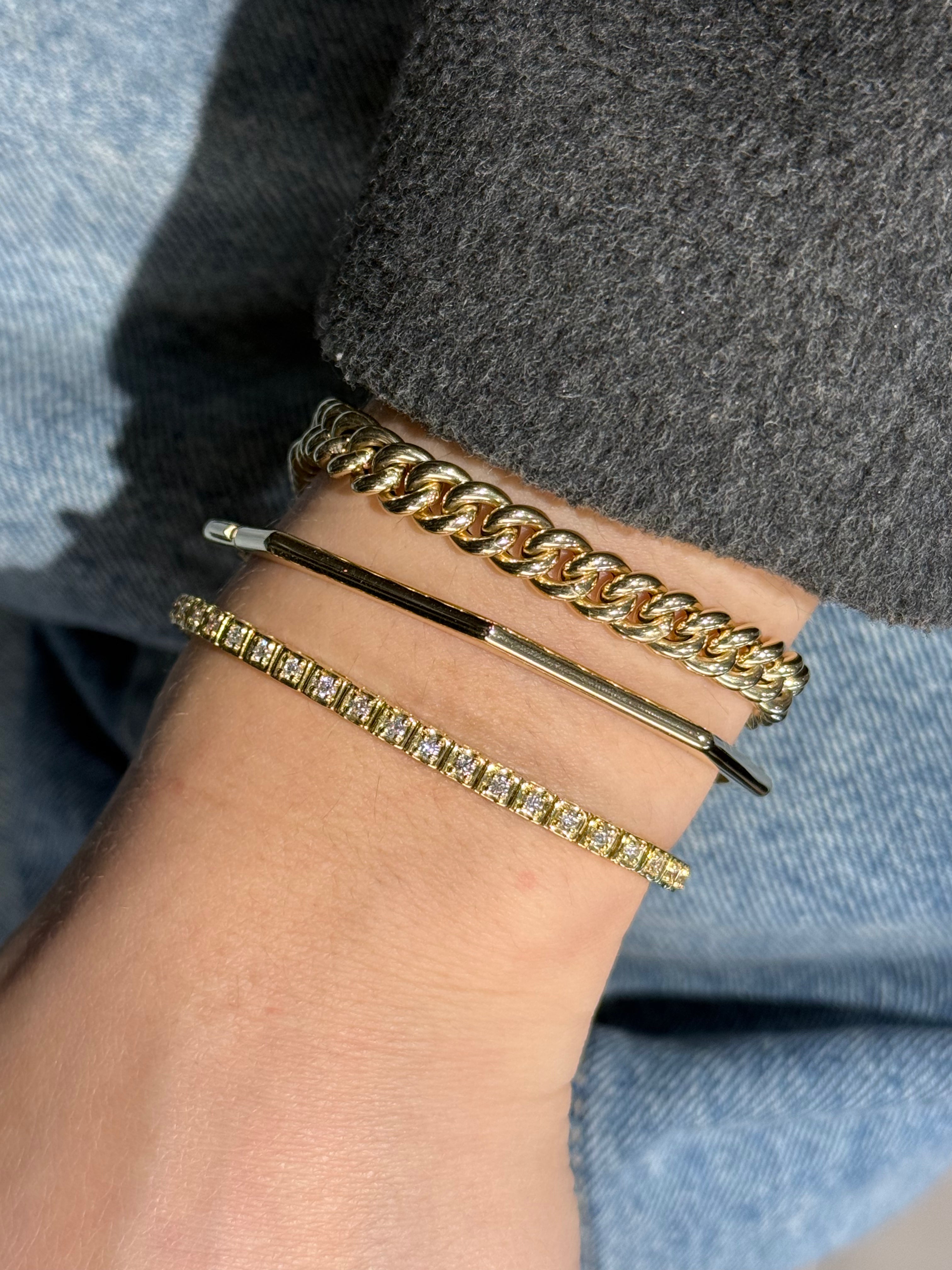 DIAMOND BEZEL SET BRACELET