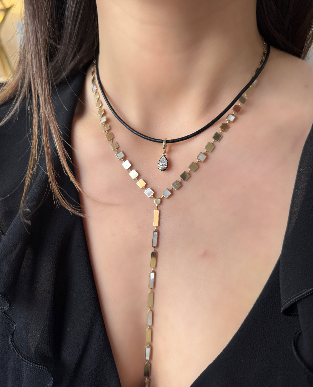 LAB DIAMOND PEAR CUT CHARM