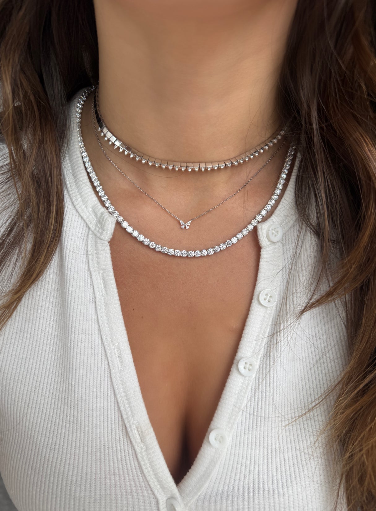 DIAMOND BUTTERFLY NECKLACE