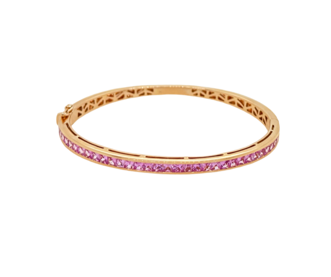PINK SAPPHIRE BANGLE