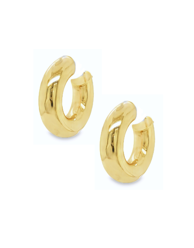 CHUNKY GOLD HOOPS