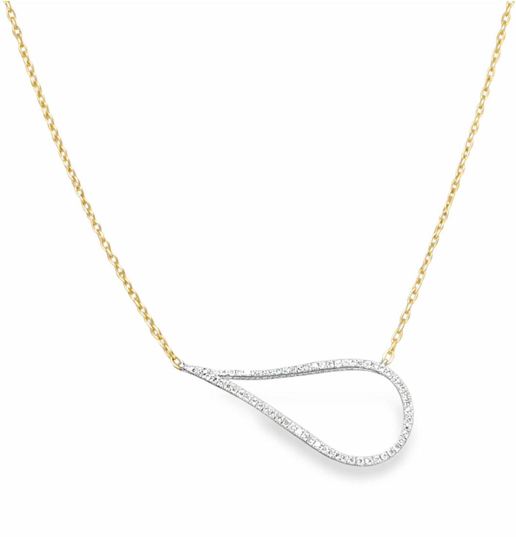 DIAMOND TEARDROP NECKLACE