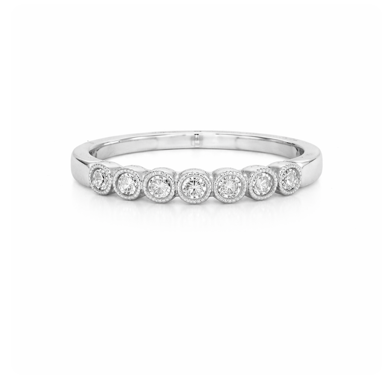 BEZEL SET DIAMOND RING