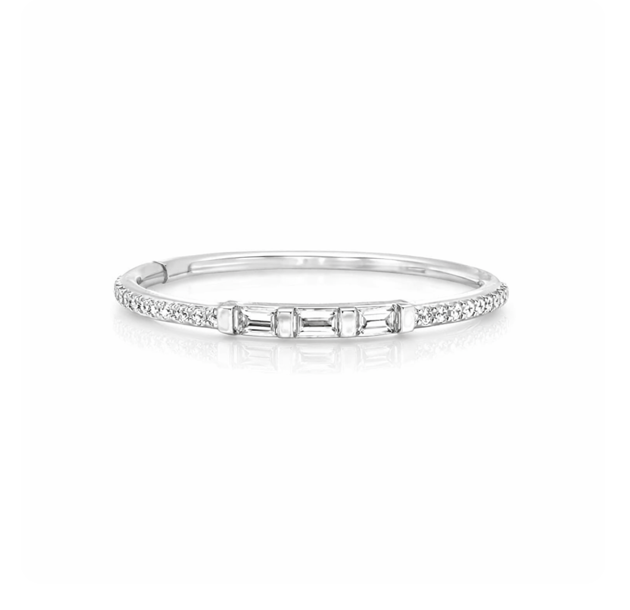 BAGUETTE & ROUND DIAMOND BAND