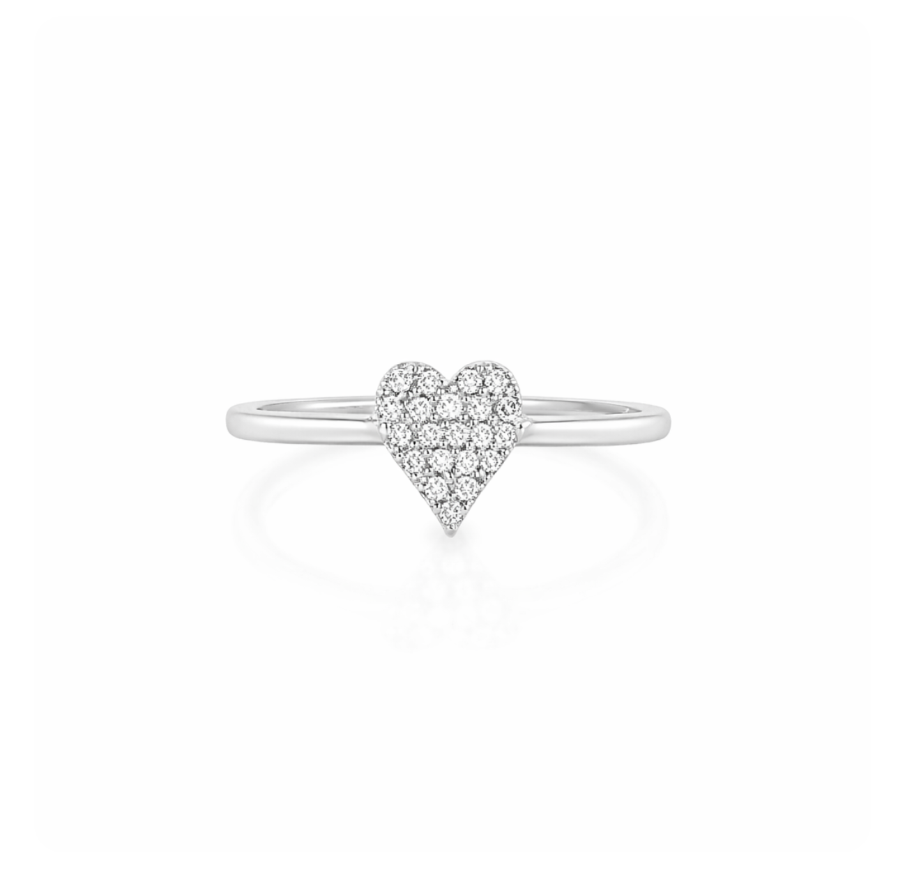 DIAMOND HEART RING