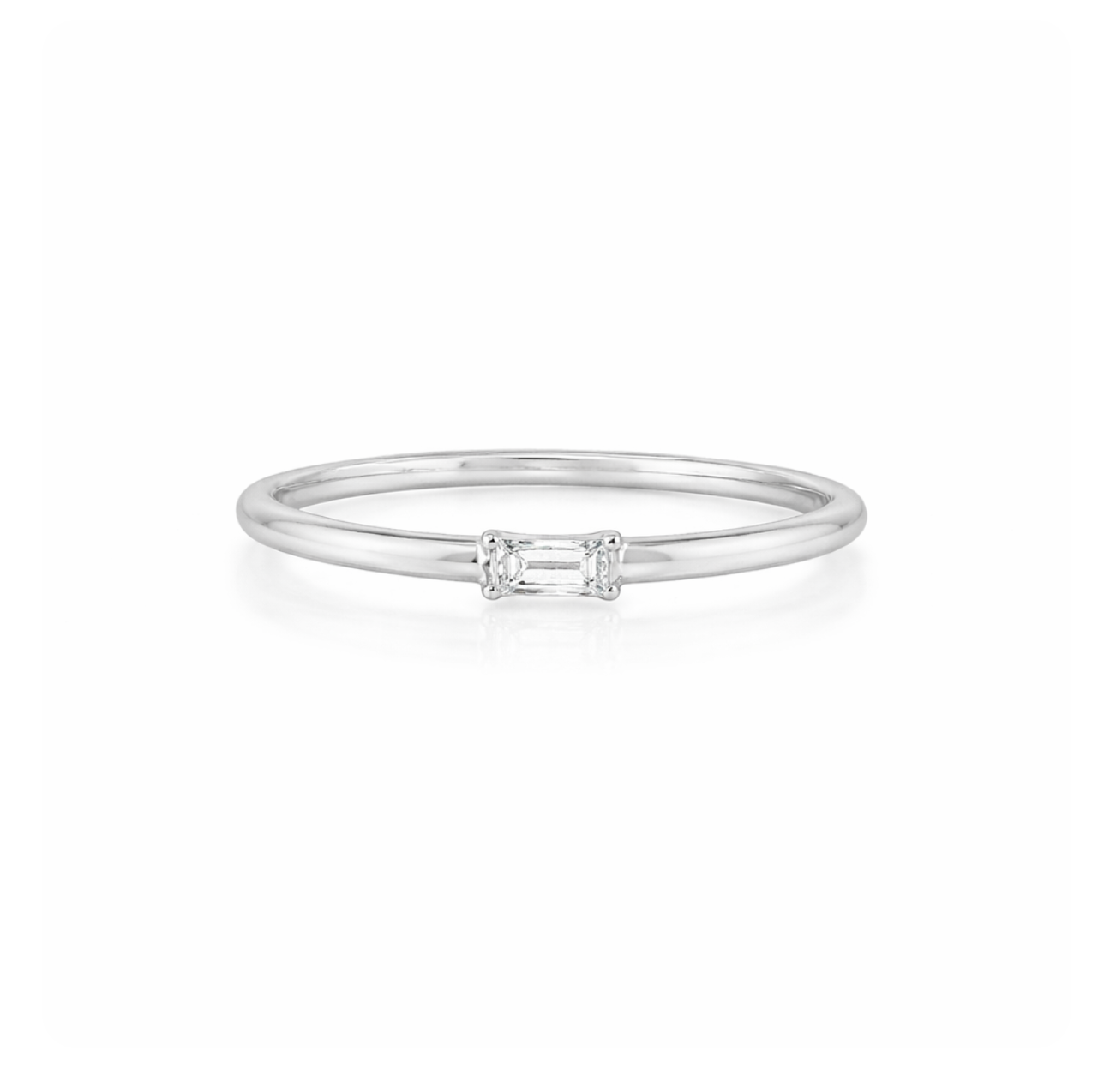 MICRO BAGUETTE DIAMOND RING