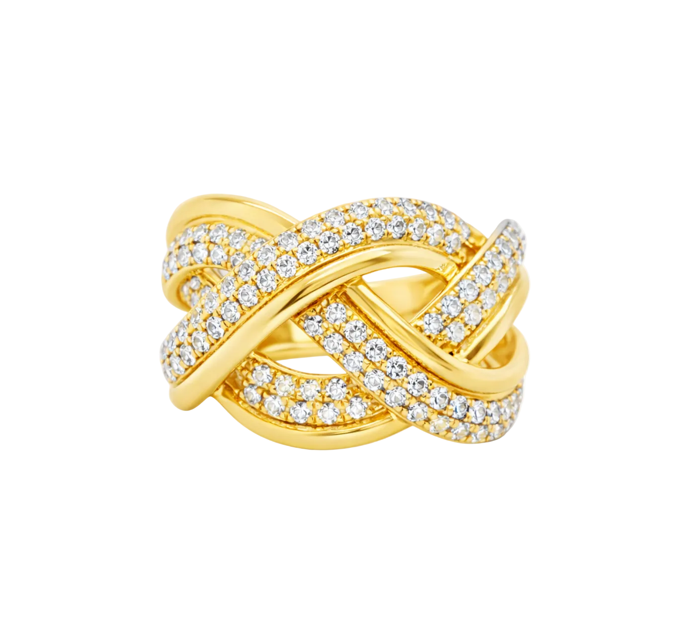 DIAMOND TWIST RING