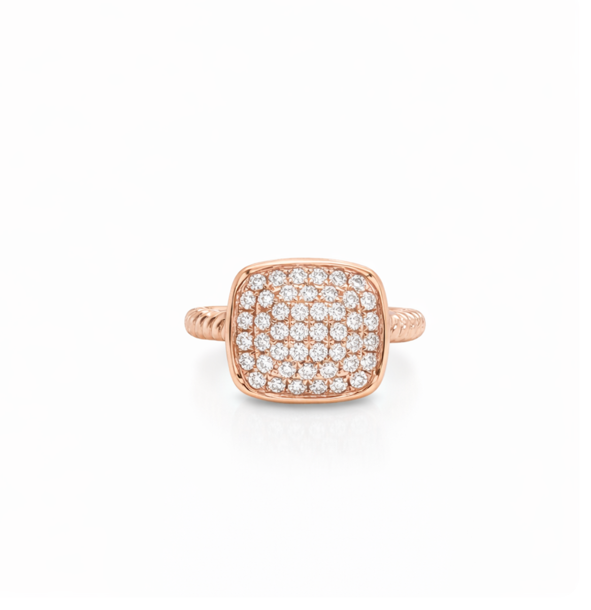 ROSE GOLD PAVÉ RING