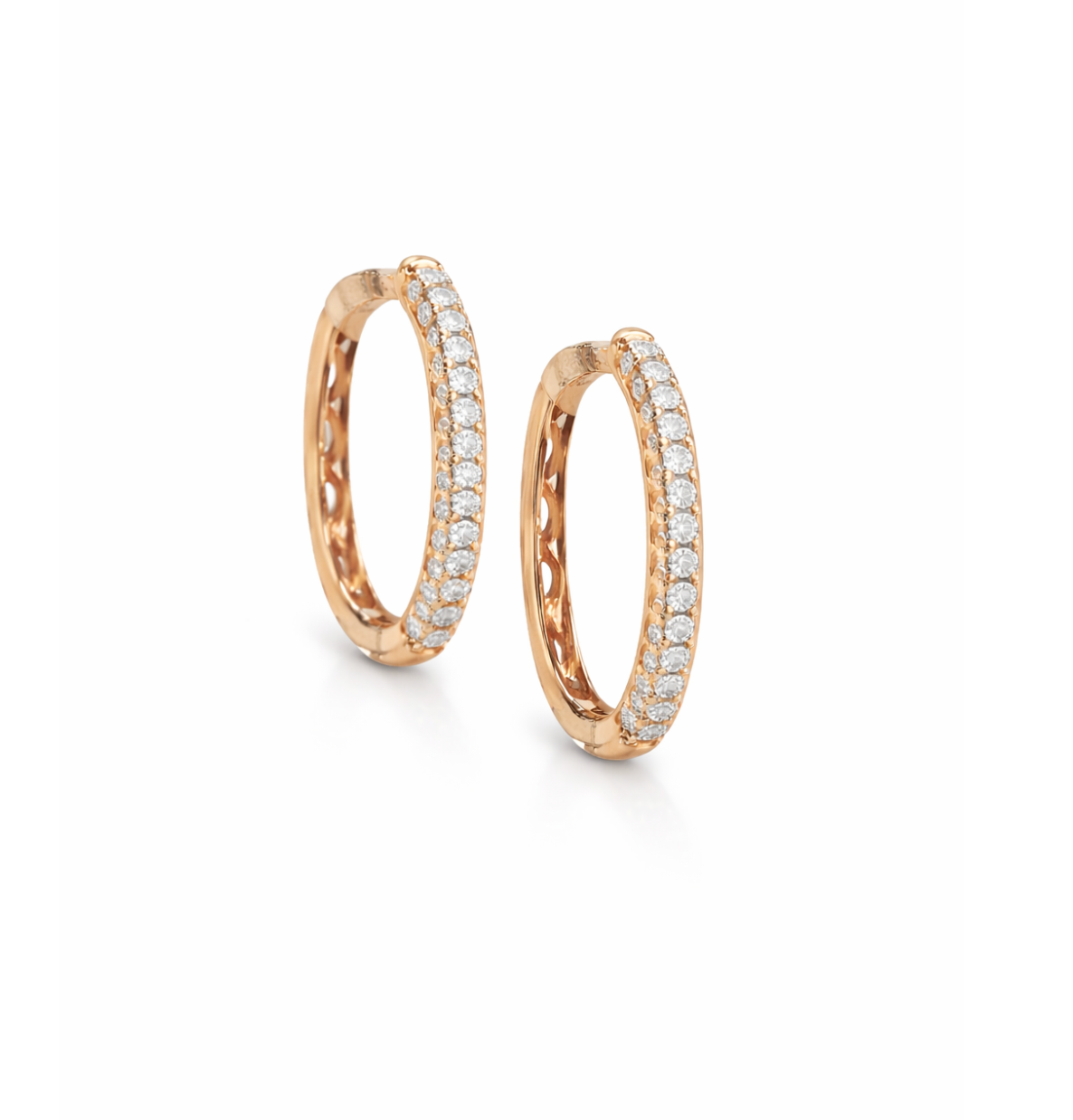 DIAMOND PAVÉ HUGGIES