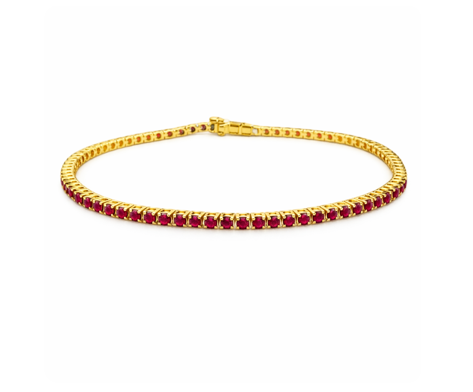 RUBY TENNIS BRACELET