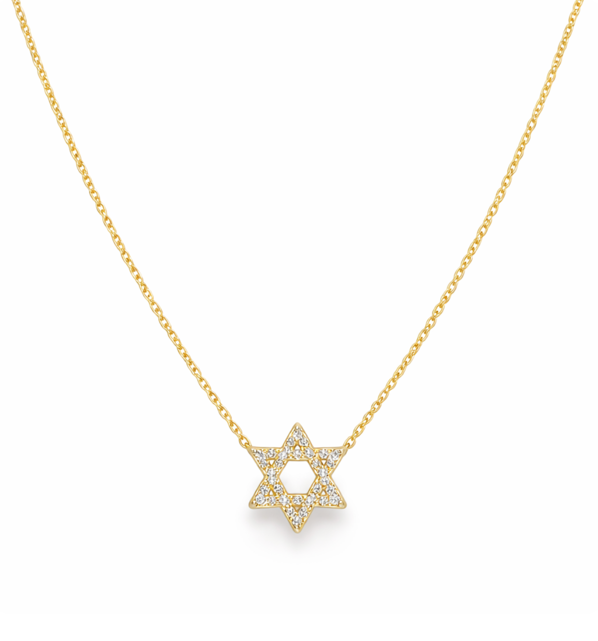 DIAMOND STAR OF DAVID NECKLACE