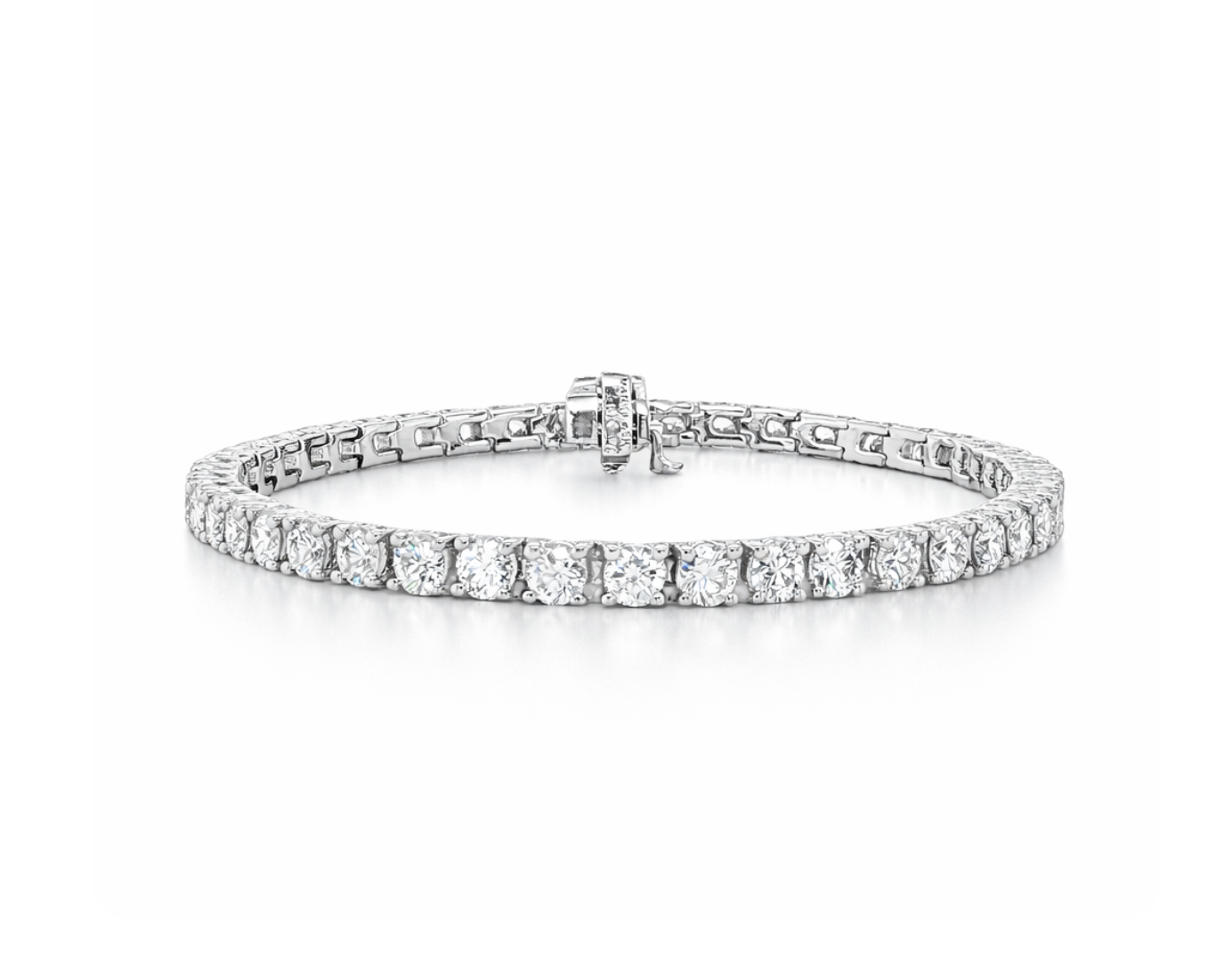 ROUND LAB DIAMOND TENNIS BRACELET