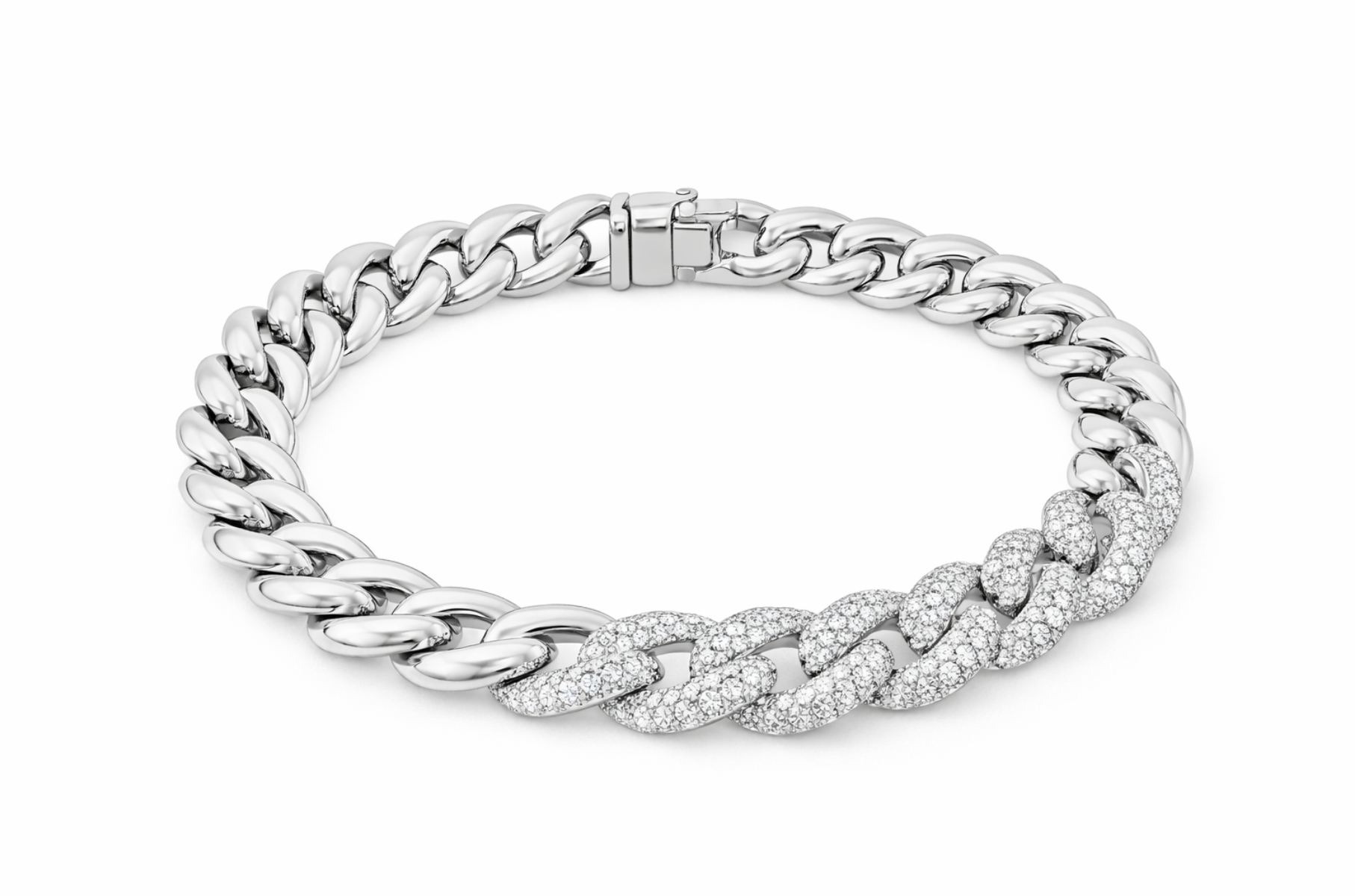 DIAMOND CUBAN LINK BRACELET