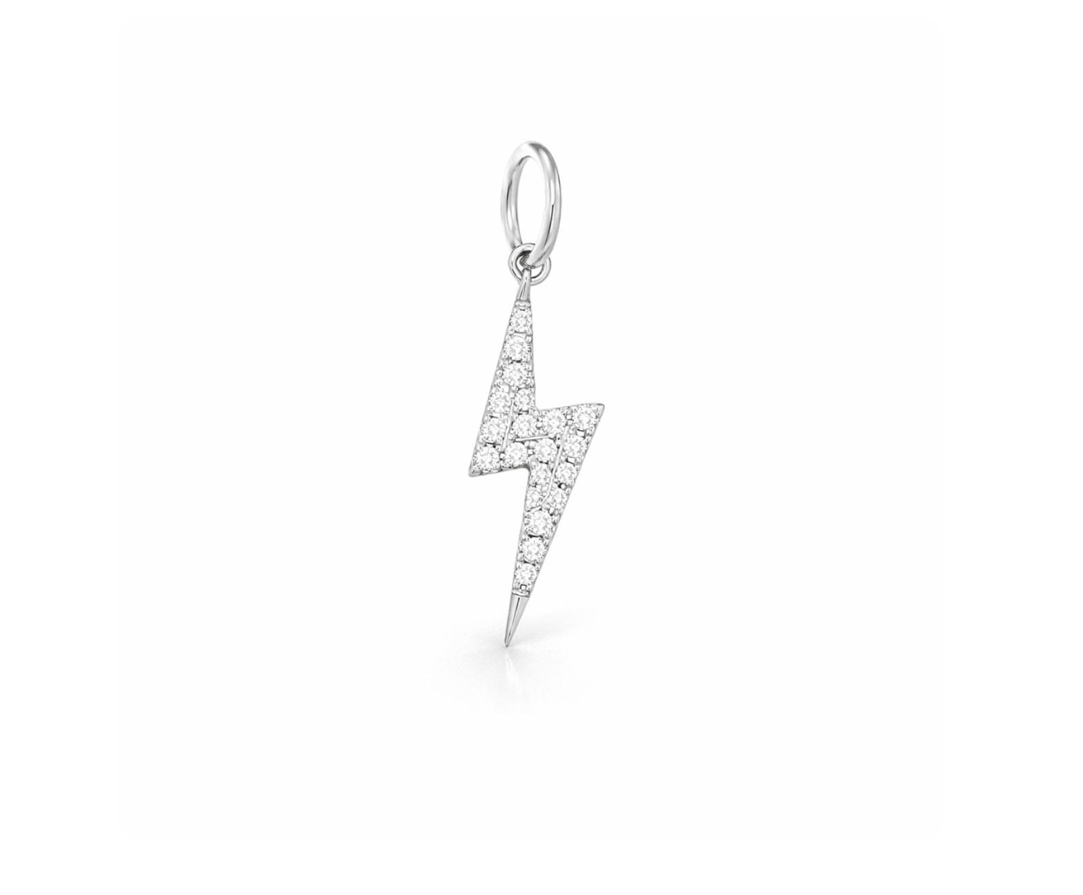 DIAMOND LIGHTENING BOLT CHARM