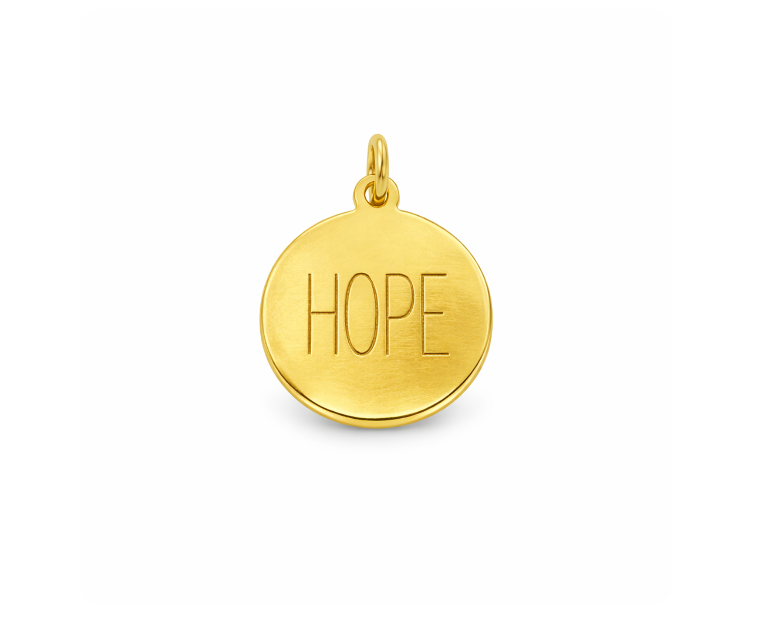 "HOPE" DISC CHARM