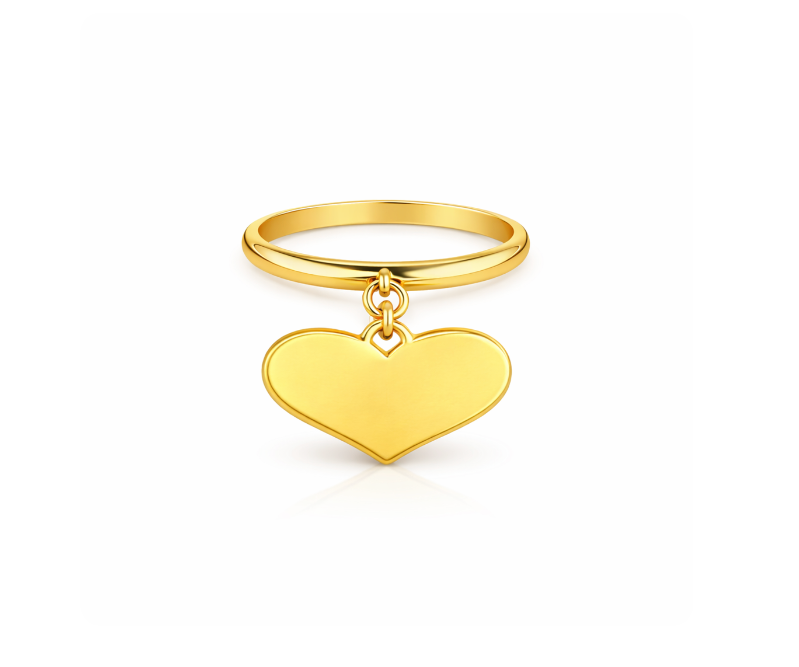 HEART DANGLE RING