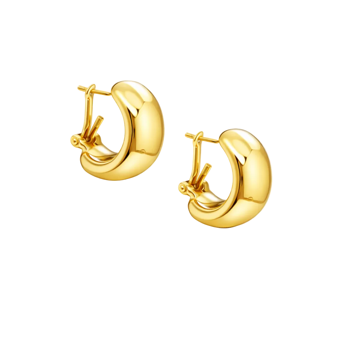 CHUNKY HUGGIE EARRINGS