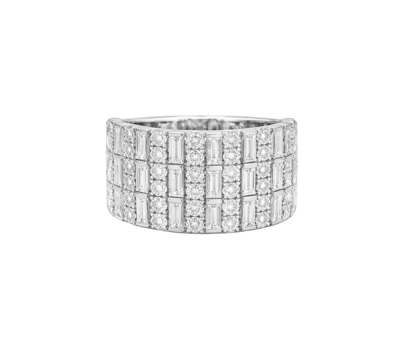 BAGUETTE & ROUND DIAMOND RING