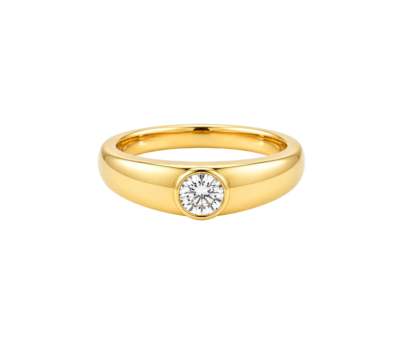 BEZEL SET DIAMOND RING
