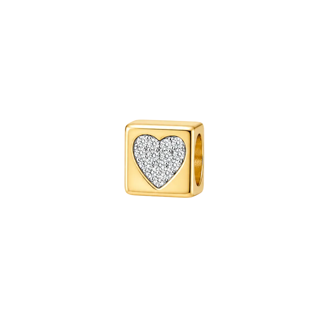 PAVÉ HEART SLIDER CHARM