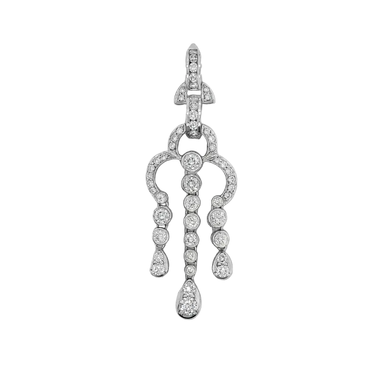 DIAMOND ART DECO PENDANT