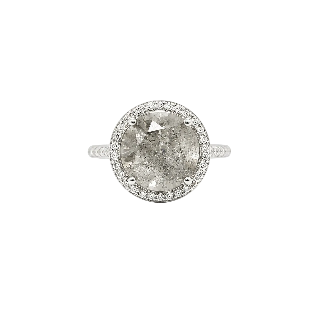 DIAMOND & DIAMOND HALO RING