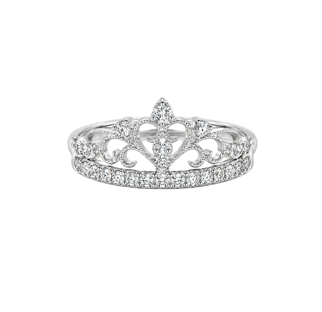 DIAMOND CROWN RING