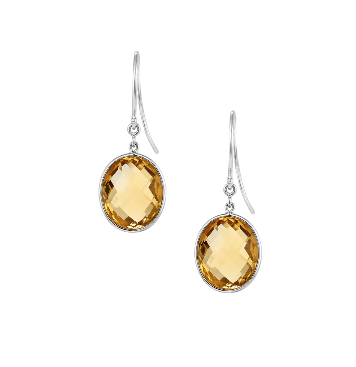 DANGLE CITRINE EARRINGS