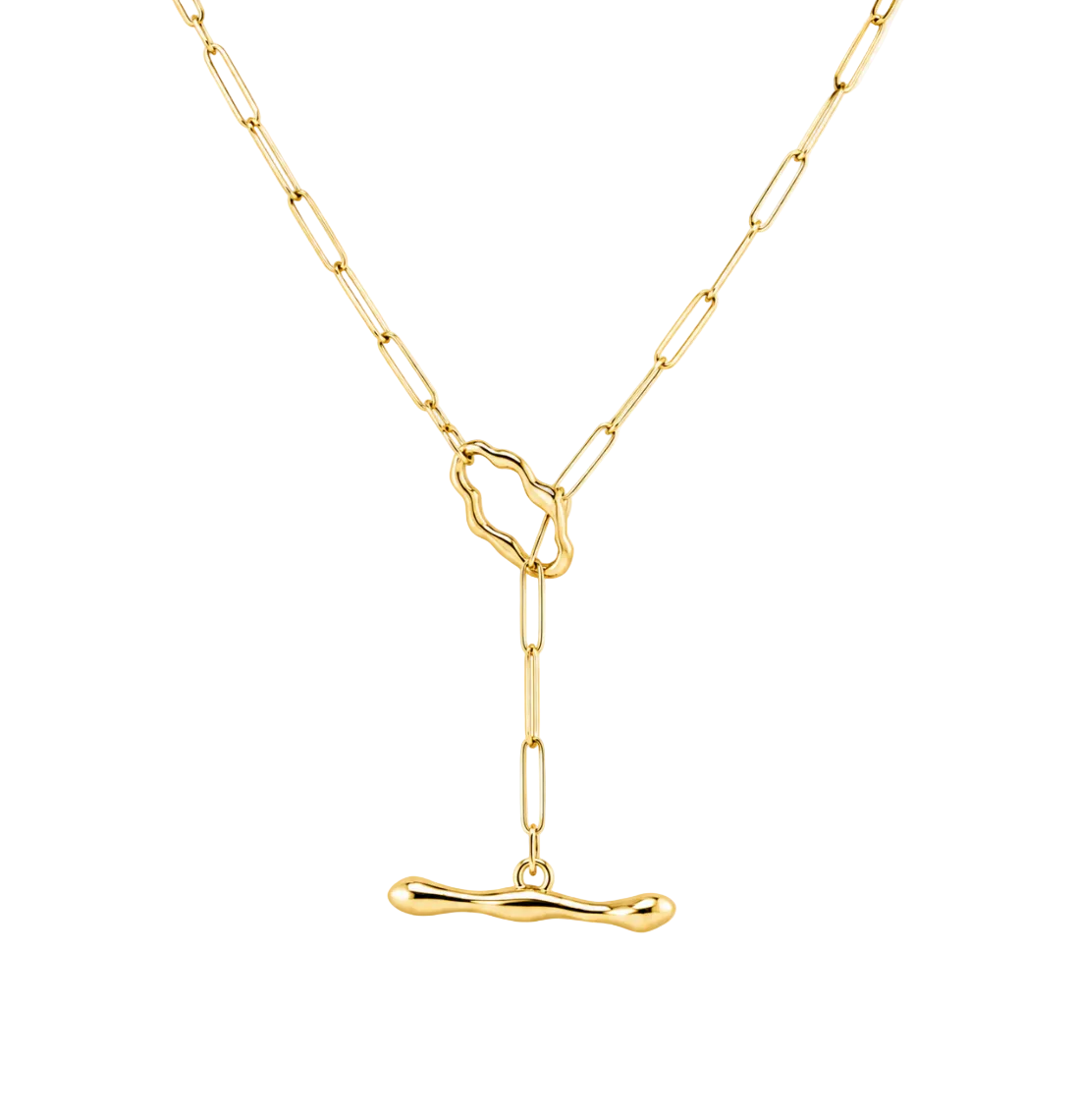 PAPERCLIP TOGGLE NECKLACE