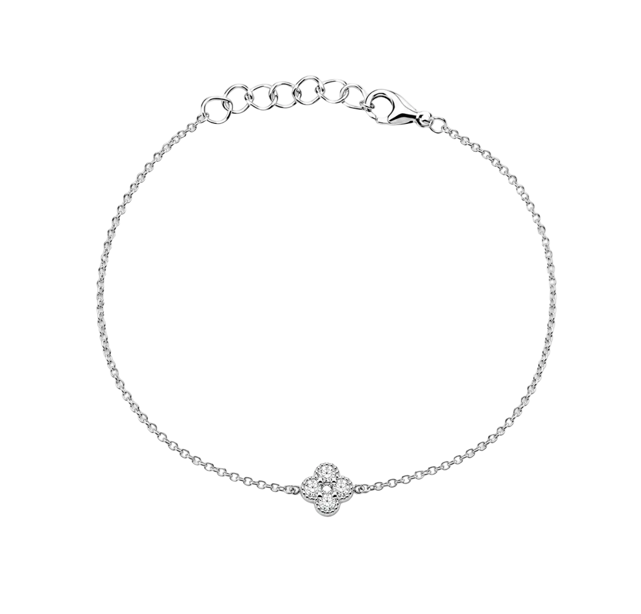 DIAMOND CLOVER BRACELET