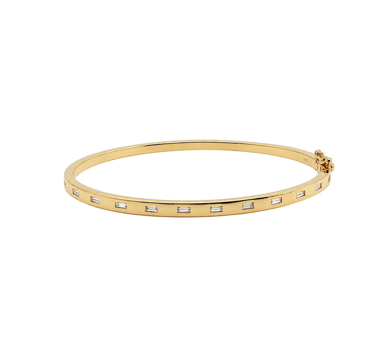BAGUETTE DIAMOND BANGLE