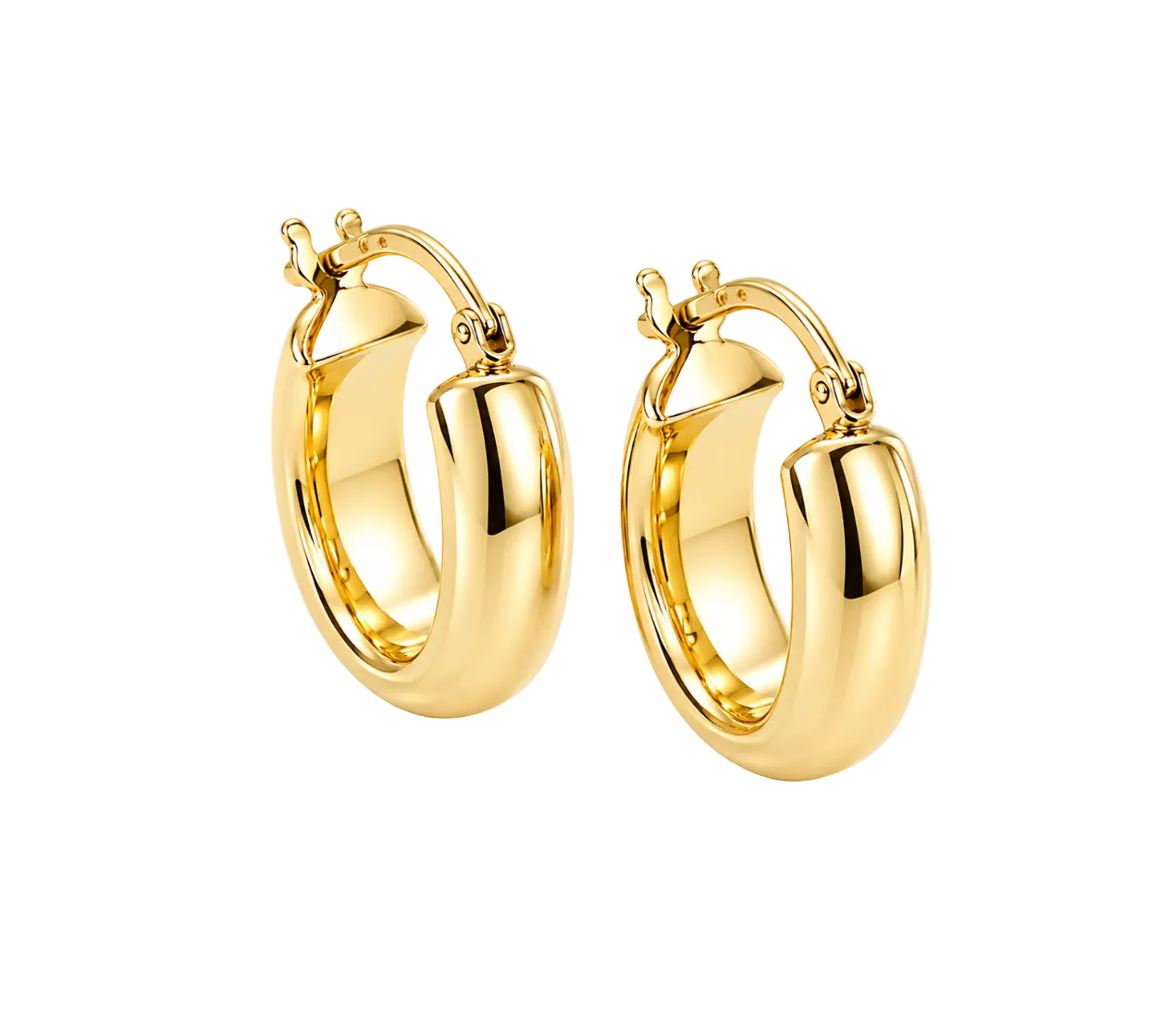 SMALL CHUNKY HOOPS