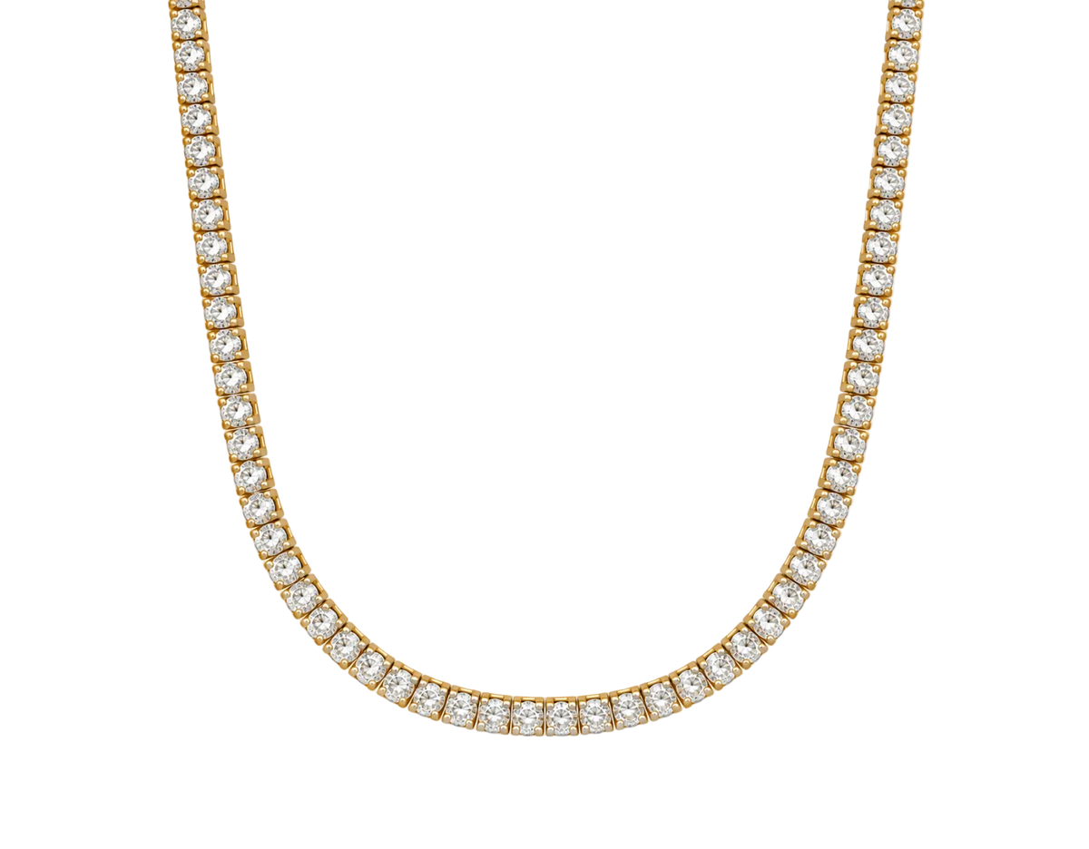 LAB DIAMOND TENNIS NECKLACE