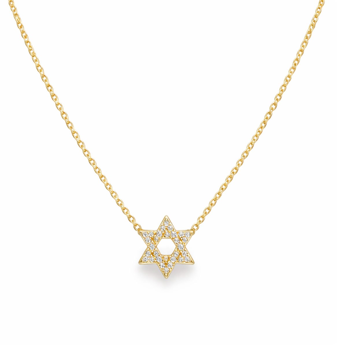 DIAMOND STAR OF DAVID NECKLACE