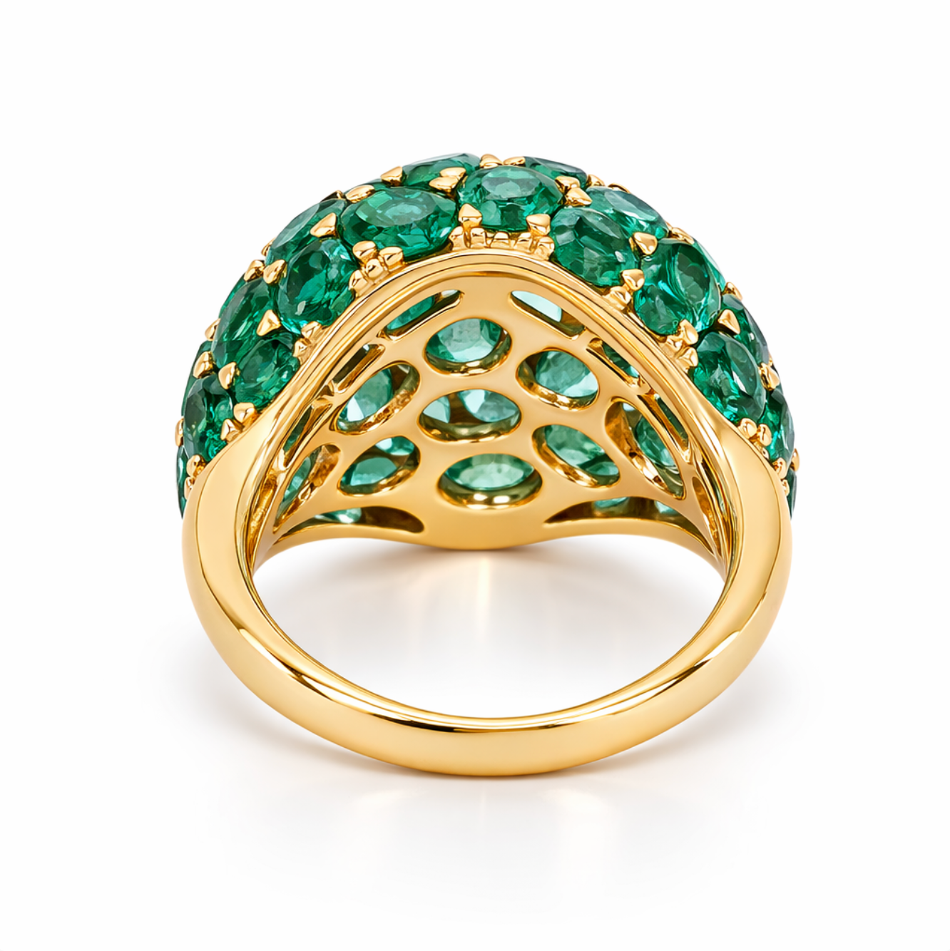 CHUNKY EMERALD RING