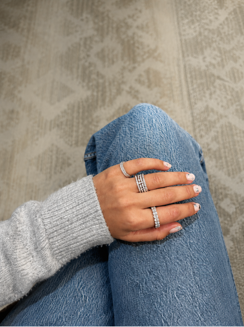 DIAMOND LINK ETERNITY RING