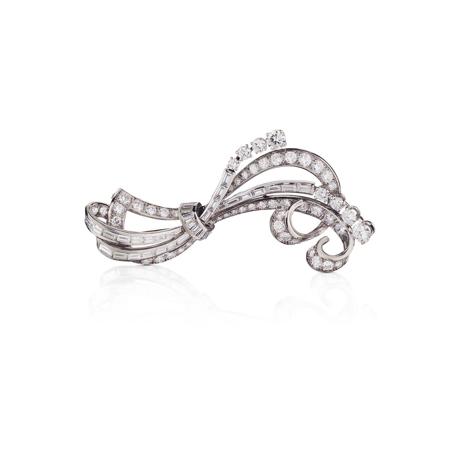 VINTAGE DIAMOND BROOCH