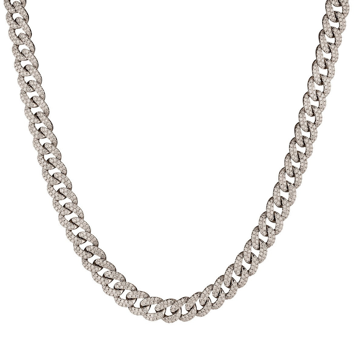 DIAMOND CURB LINK NECKLACE