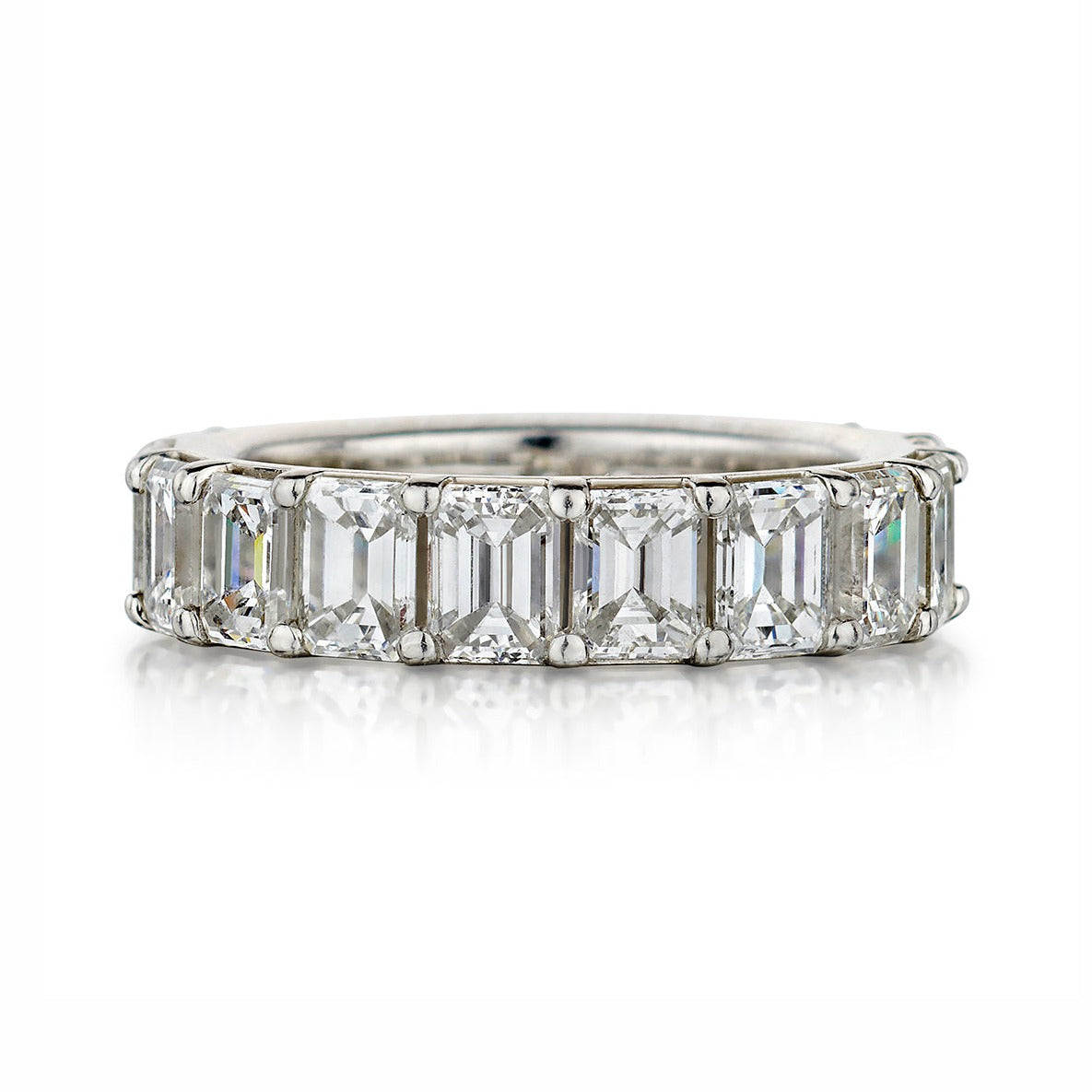 Emerald Cut Diamond Eternity Band