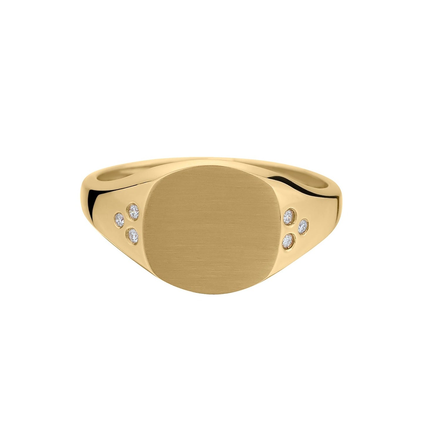 DIAMOND SIGNET RING