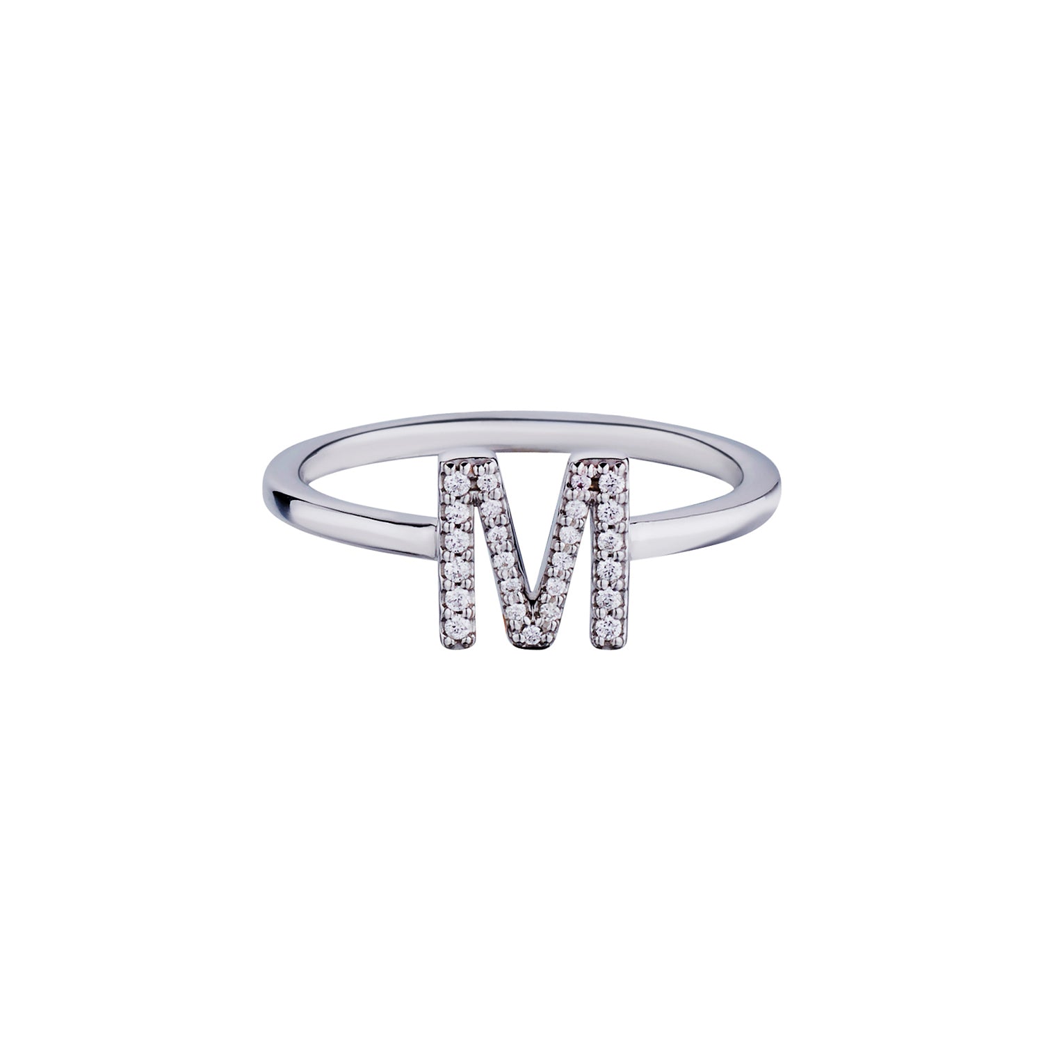DIAMOND INITIAL RING