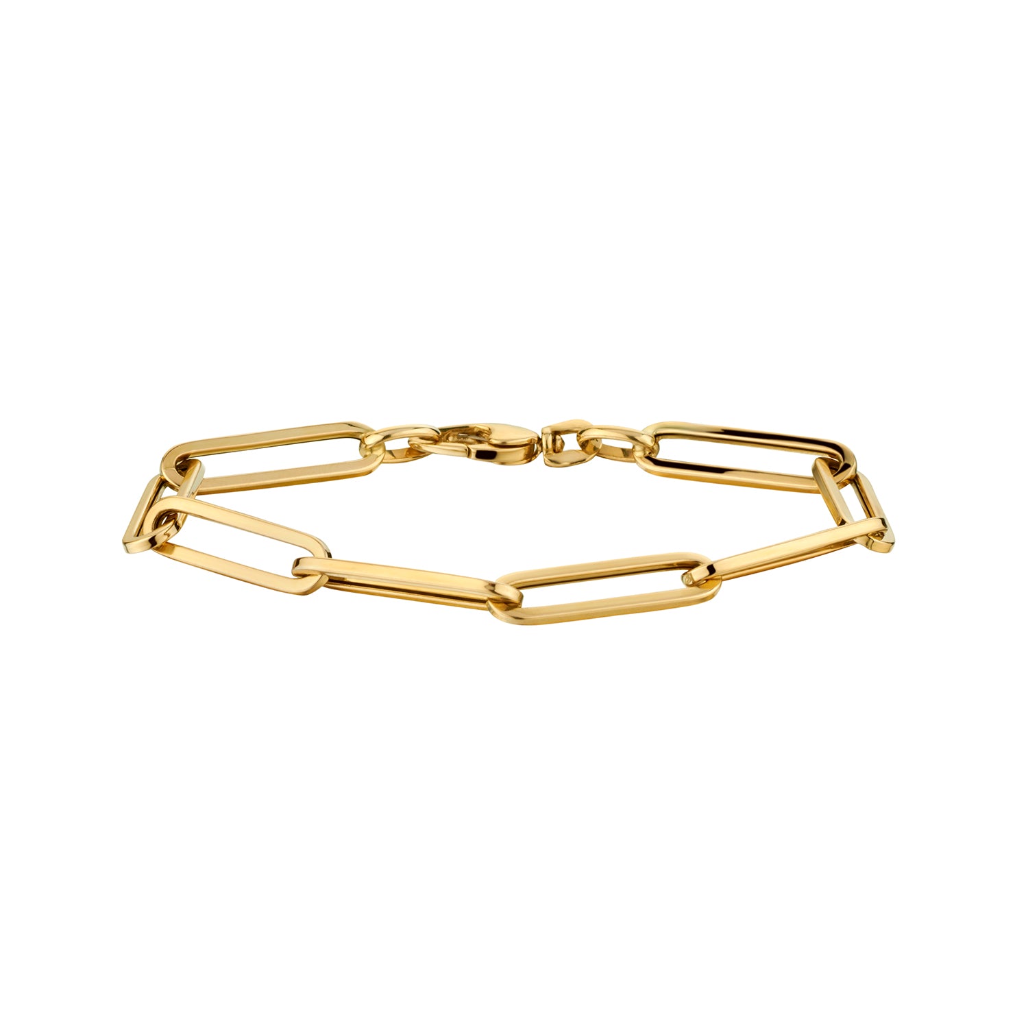 14kt Yellow Gold Paperclip Bracelet