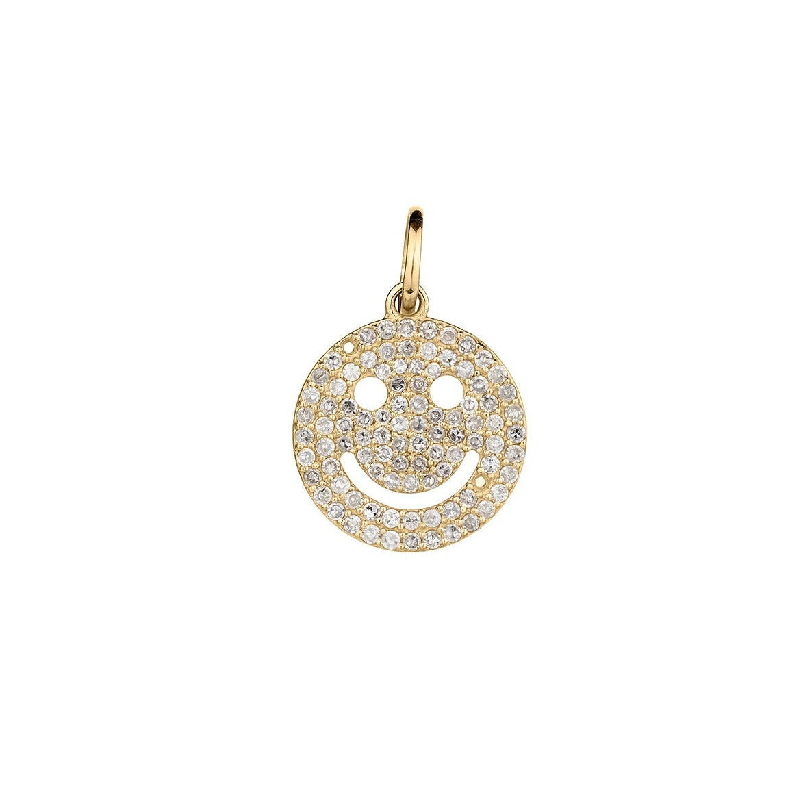 DIAMOND SMILEY FACE CHARM – MARK LASH